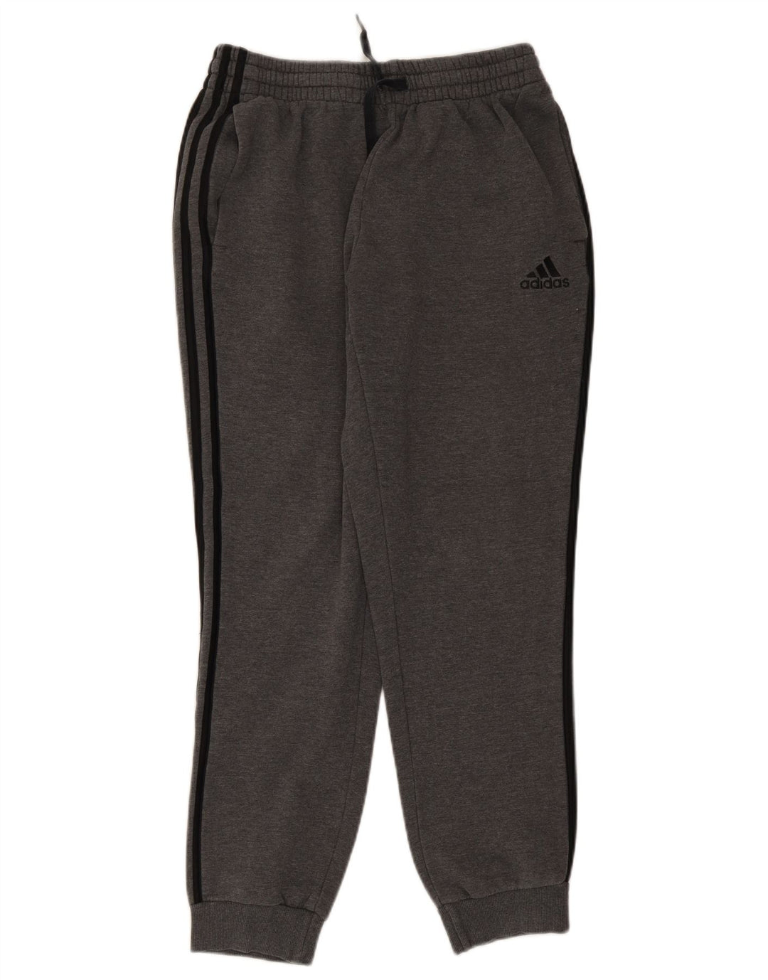 Adidas Mens Tracksuit Trousers Joggers Medium Grey Cotton