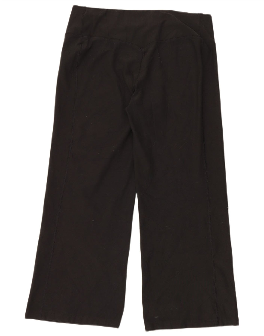 NIKE Womens Dri Fit Tracksuit Trousers UK 16 Large Black Polyester