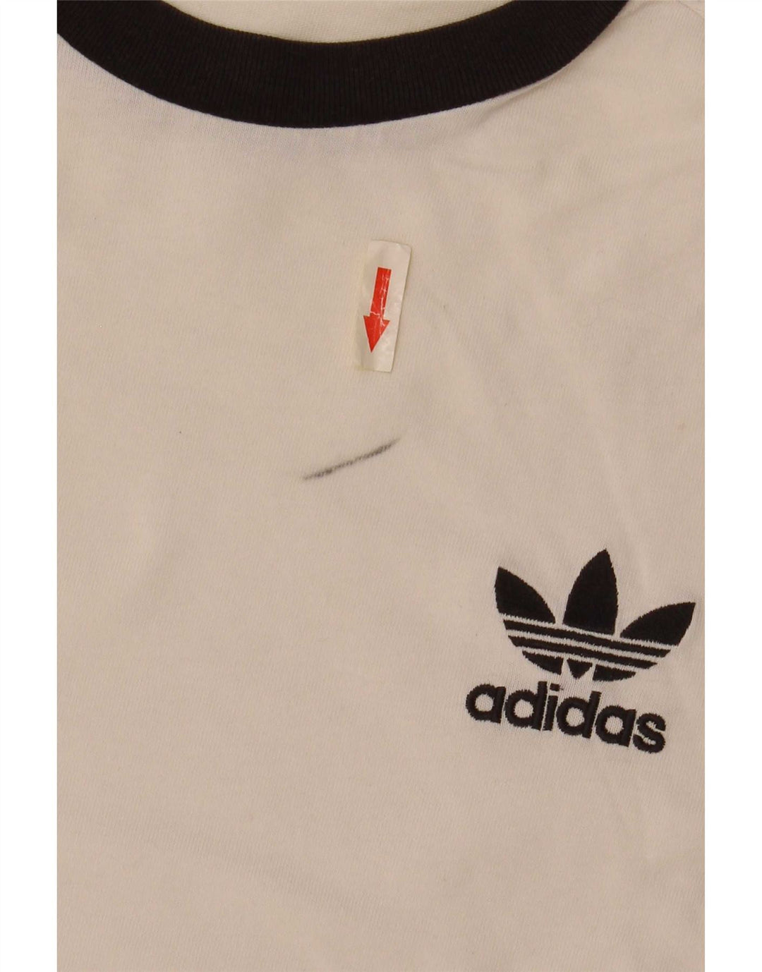 Adidas Mens T-Shirt Top Medium White