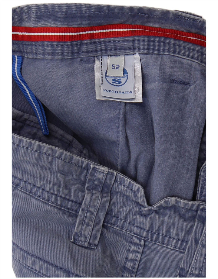 North Sails Mens Chino Shorts IT 52 XL W38 Blue Cotton