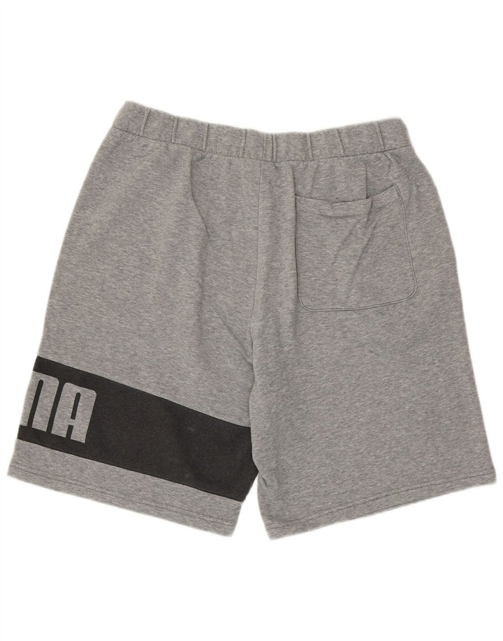 Puma Mens Graphic Sport Shorts XL Grey Colourblock