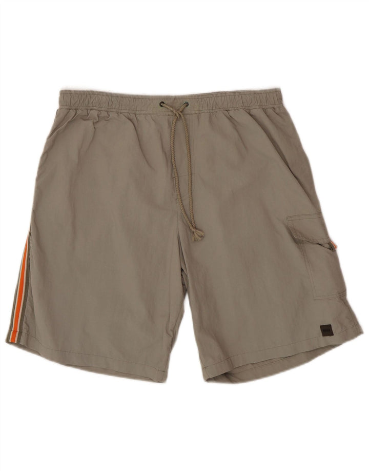 Hugo Boss Mens Swimming Shorts Large Green Nylon