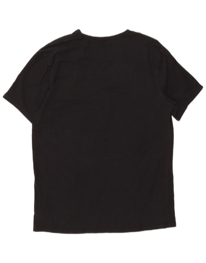 Calvin Klein Mens T-Shirt Top Large Black Cotton