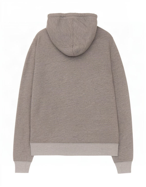 Hollister Womens Graphic Hoodie Jumper UK 6 XS Grey Cotton