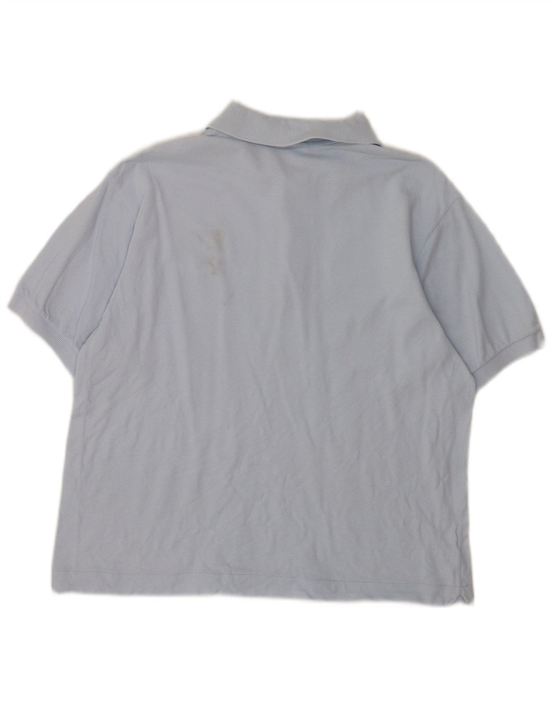 Lacoste Mens Polo Shirt Size 4 Medium Blue Cotton