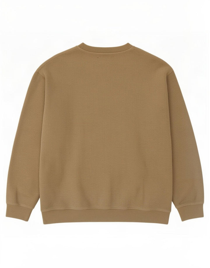 Marlboro Classics Mens Top Long Sleeve Large Khaki Cotton