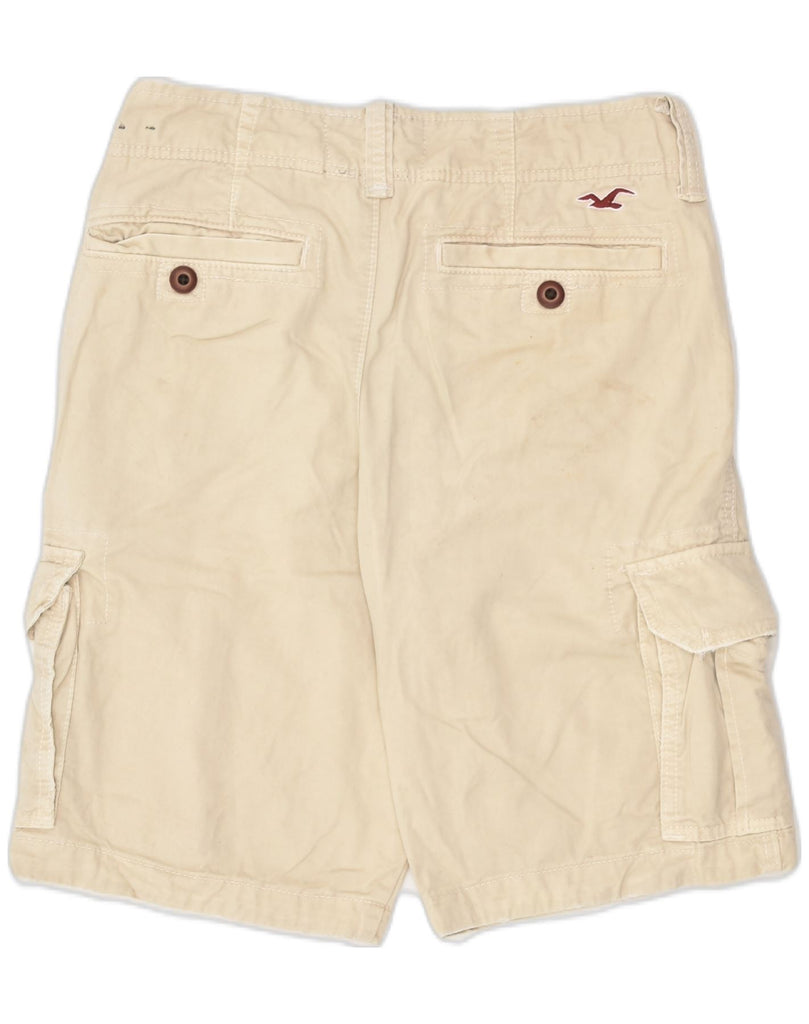 HOLLISTER Mens Cargo Shorts W28 Small Beige Cotton | Vintage Hollister | Thrift | Second-Hand Hollister | Used Clothing | Messina Hembry 