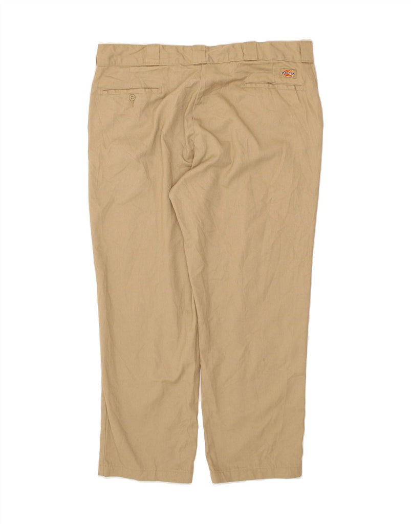 DICKIES Mens 874 Original Fit Straight Chino Trousers W40 L30 Beige Cotton | Vintage Dickies | Thrift | Second-Hand Dickies | Used Clothing | Messina Hembry 