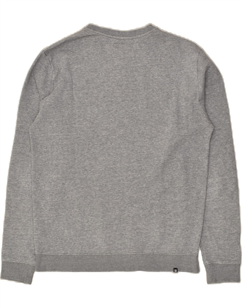 DC Mens Graphic Sweatshirt Jumper Small Grey Cotton | Vintage DC | Thrift | Second-Hand DC | Used Clothing | Messina Hembry 