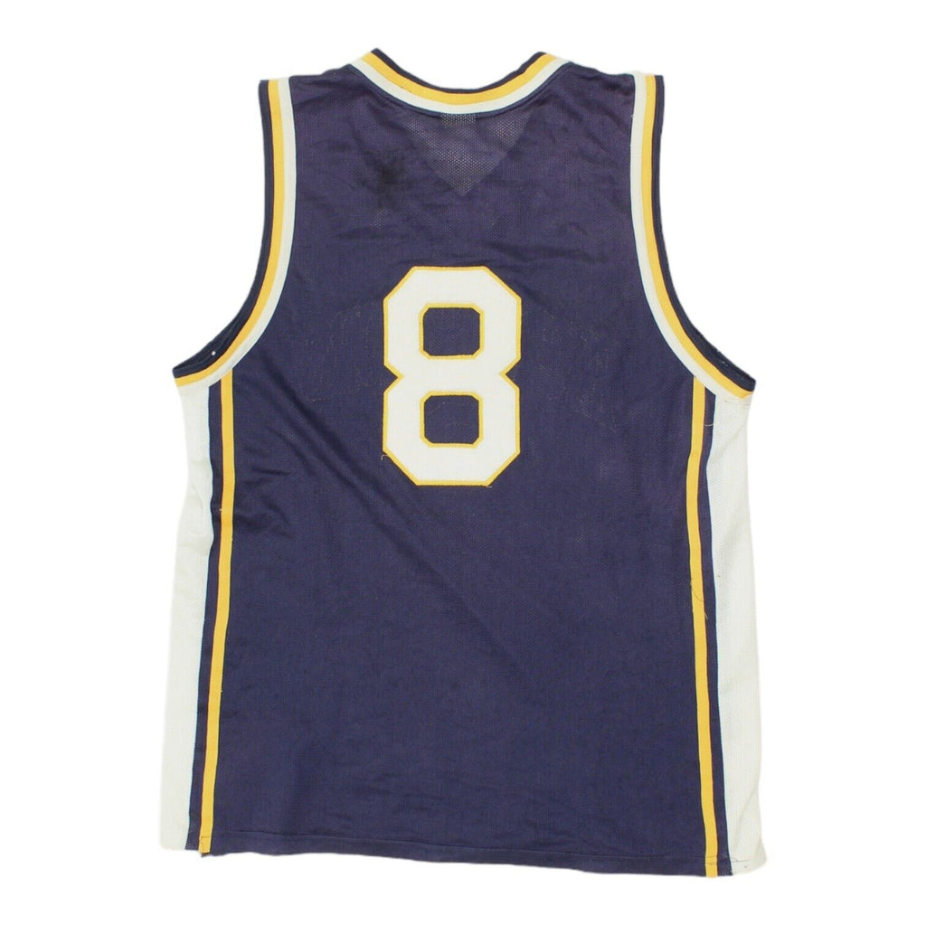 ESC Warriors Mens Navy Basketball Jersey | Vintage Australian School Sportswear Vintage Messina Hembry and Second-Hand Messina Hembry from Messina Hembry 