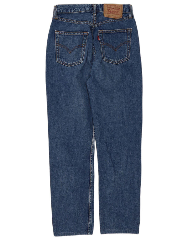 Levi's Womens Straight Jeans W28 L28 Blue Cotton