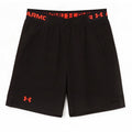 Under Armour Mens Graphic Sport Shorts Small Black Polyester