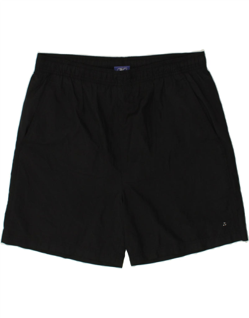 REEBOK Mens Sport Shorts XL Black Polyester | Vintage Reebok | Thrift | Second-Hand Reebok | Used Clothing | Messina Hembry 