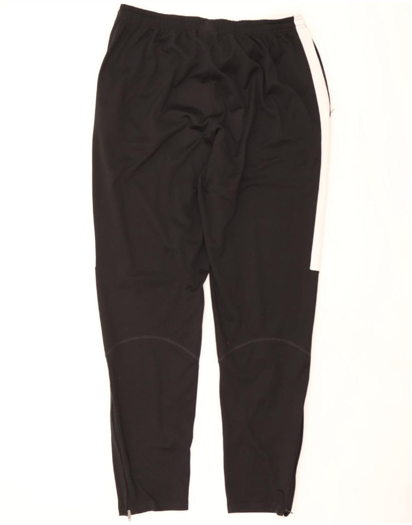 NIKE Mens Dri Fit Tracksuit Trousers XL Black Colourblock Polyester Vintage Nike and Second-Hand Nike from Messina Hembry 