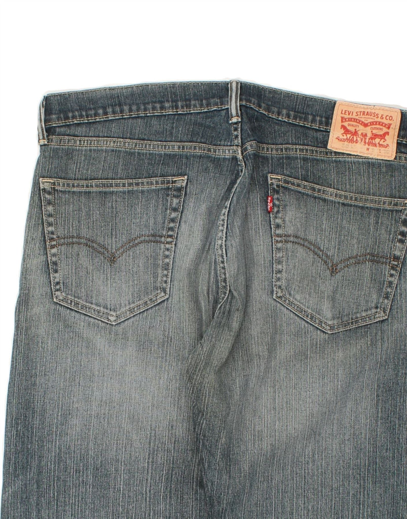 LEVI'S Mens Straight Jeans W34 L30 Blue Cotton | Vintage Levi's | Thrift | Second-Hand Levi's | Used Clothing | Messina Hembry 