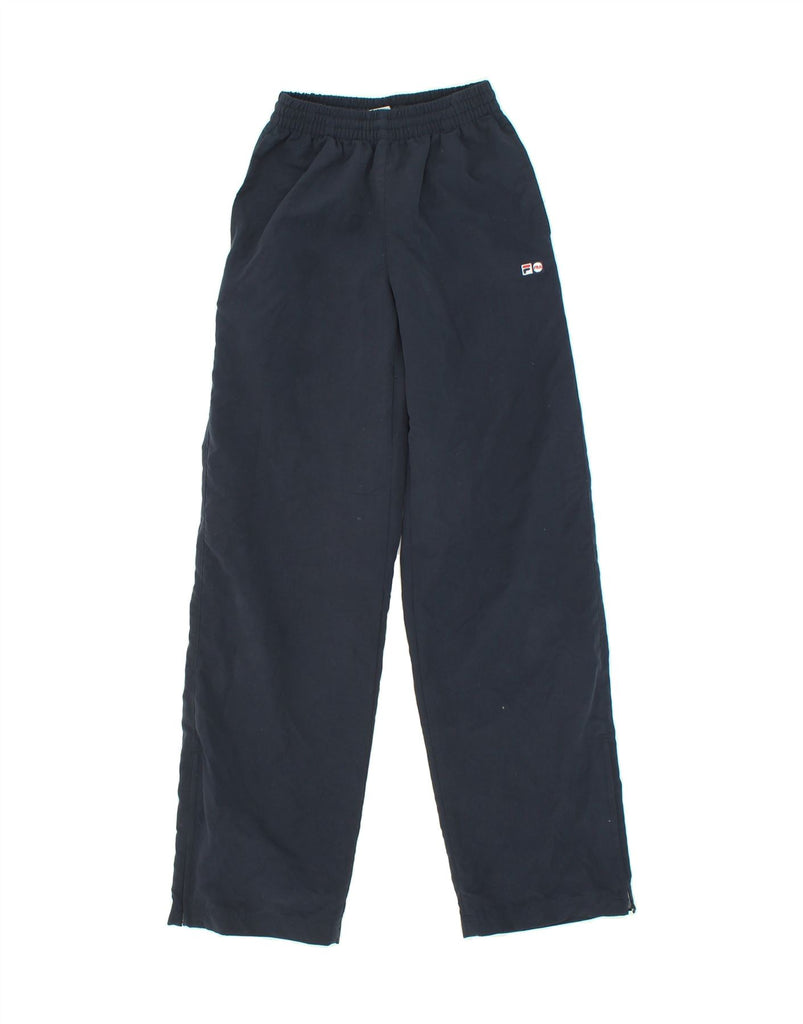 FILA Womens Tracksuit Trousers IT 38 XS Navy Blue Polyester Vintage Fila and Second-Hand Fila from Messina Hembry 