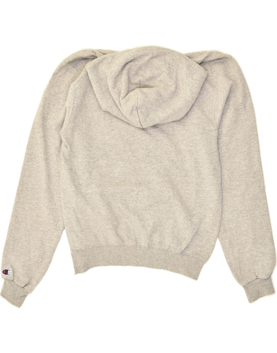 CHAMPION Mens Graphic Hoodie Jumper Small Grey Cotton Vintage Champion and Second-Hand Champion from Messina Hembry 