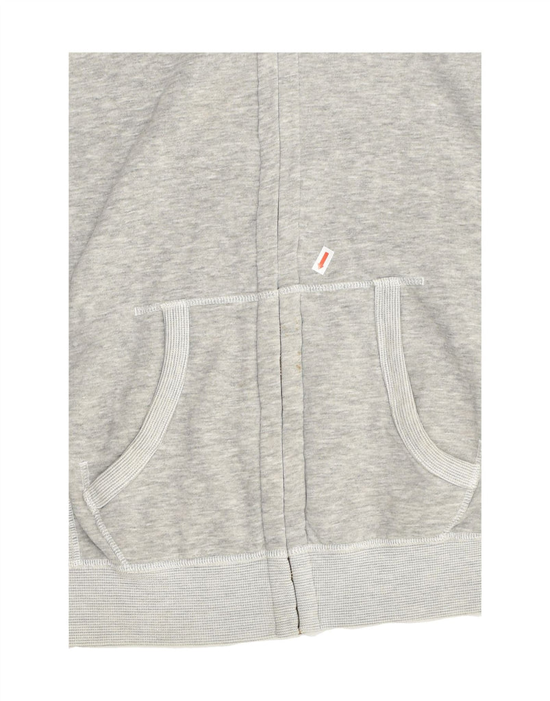 CHAMPION Womens Zip Hoodie Sweater UK 14 Medium Grey Cotton | Vintage Champion | Thrift | Second-Hand Champion | Used Clothing | Messina Hembry 