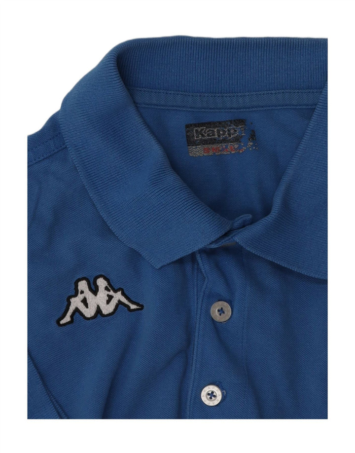 KAPPA Mens Polo Shirt Small Blue Cotton