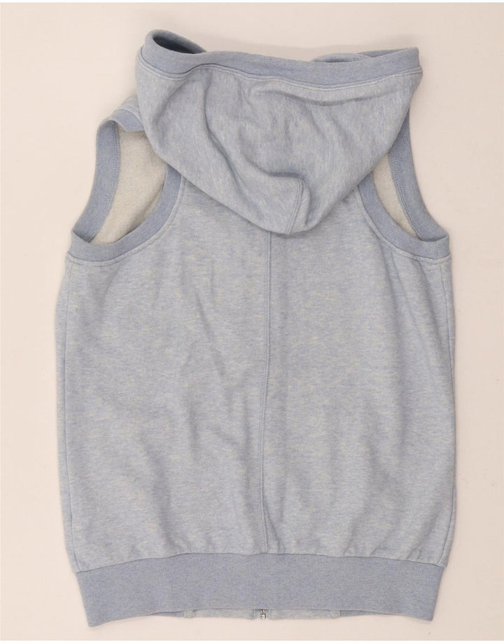 CHAMPION Womens Heritage Classics Zip Hoodie Sweater UK 10 Small Blue