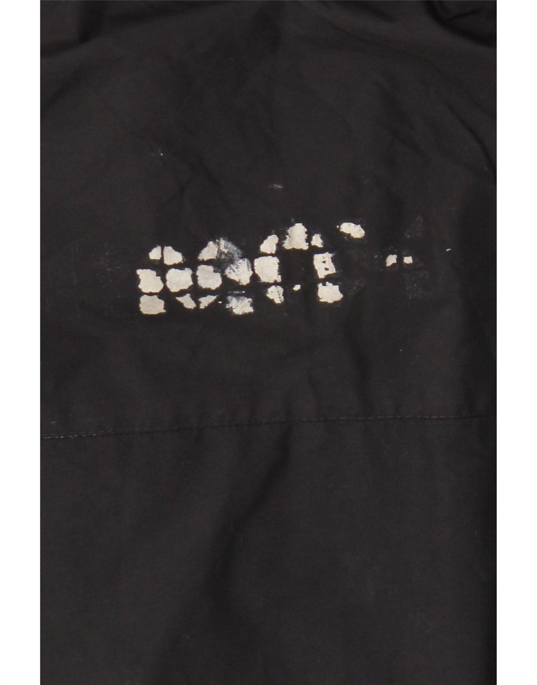 Nike Boys Graphic Hooded Rain Jacket 12-13 Years Large Black Geometric