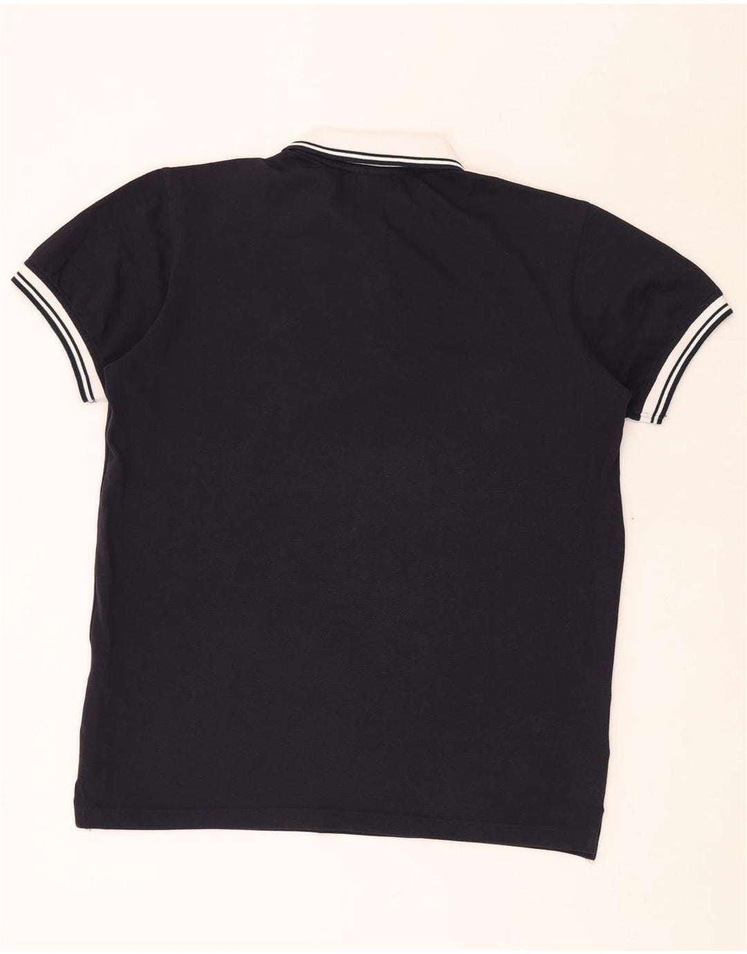 SERGIO TACCHINI Mens Polo Shirt XL Navy Blue Cotton