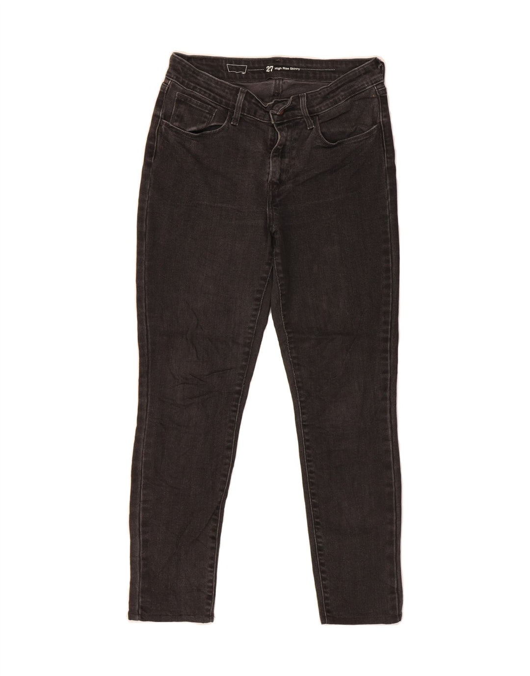 LEVI'S Womens High Rise Skinny Jeans W27 L26 Black Vintage Levi's and Second-Hand Levi's from Messina Hembry 