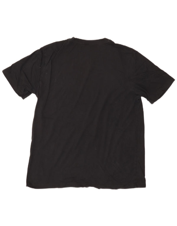 Hugo Boss Mens T-Shirt Top 2XL Black Cotton