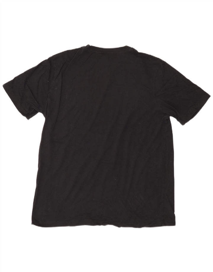 Hugo Boss Mens T-Shirt Top 2XL Black Cotton