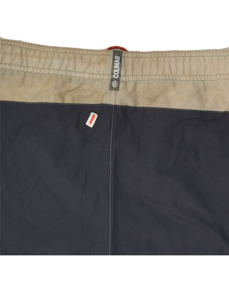 COLMAR Mens Sport Shorts IT 50 Large Grey Colourblock Polyamide Vintage Colmar and Second-Hand Colmar from Messina Hembry 