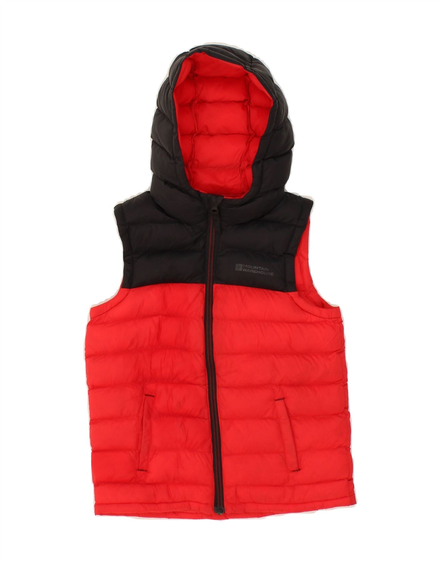 Sleeveless Vest Red Hooded Vest Boys Hinvhai Boys' Full Zip