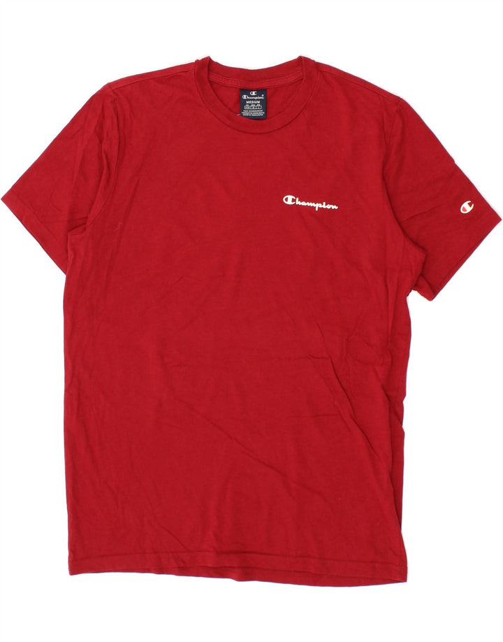 CHAMPION Mens T-Shirt Top Medium Red Cotton Vintage Champion and Second-Hand Champion from Messina Hembry 