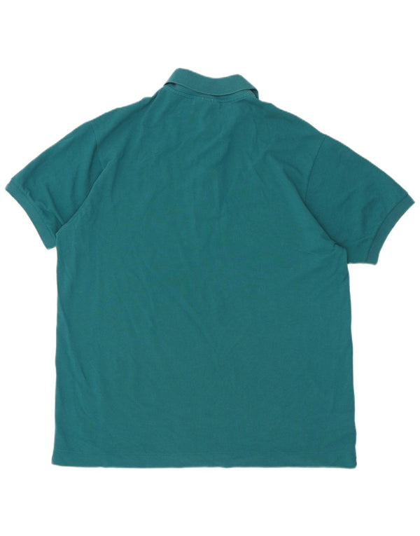 Lacoste Mens Classic Fit Polo Shirt Size 6 XL Turquoise Cotton