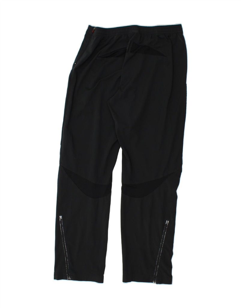 ADIDAS Womens Tracksuit Trousers UK 14 Medium  Black Polyester | Vintage Adidas | Thrift | Second-Hand Adidas | Used Clothing | Messina Hembry 