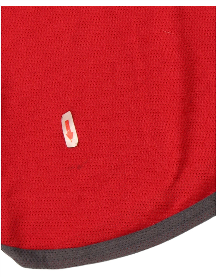 Adidas Mens Graphic Vest Top Large Red Polyester
