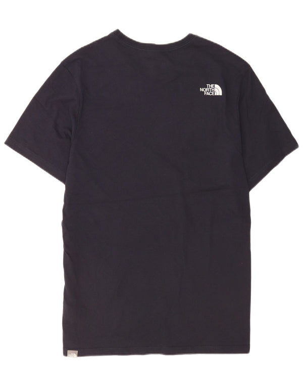 The North Face Mens Short Sleeve Graphic T-Shirt Top Large Navy Blue
