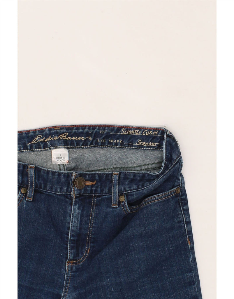EDDIE BAUER Womens Slight Curve Straight Jeans US 8 Medium W26 L32 Blue Vintage Eddie Bauer and Second-Hand Eddie Bauer from Messina Hembry 