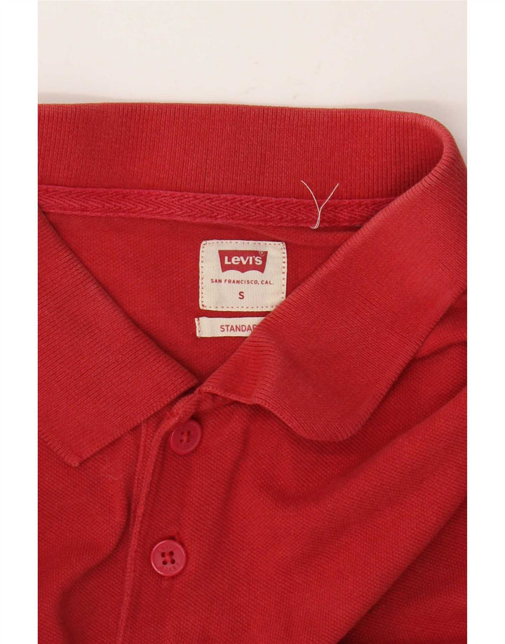 Levi's Mens Standard Polo Shirt Small Red