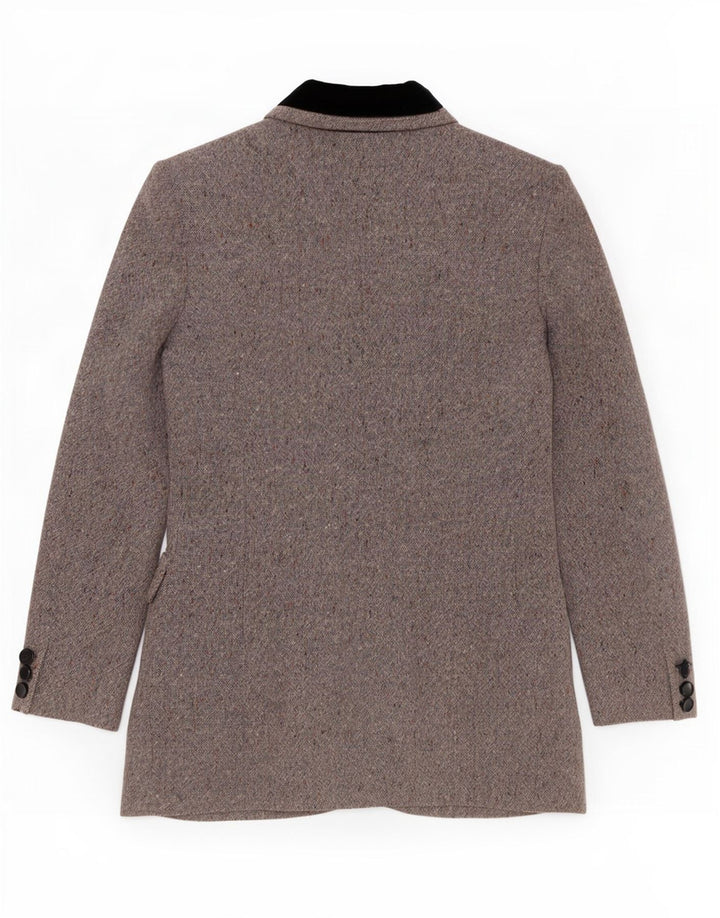 Nixmar By Lancetti Womens Blazer Jacket IT 46 Large Grey Flecked