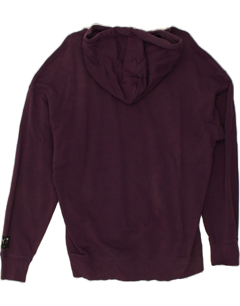 PUMA Mens Hoodie Jumper Medium Purple Cotton | Vintage Puma | Thrift | Second-Hand Puma | Used Clothing | Messina Hembry 