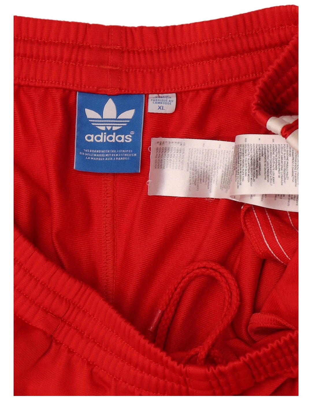 Adidas Mens Sport Shorts XL  Red Polyester