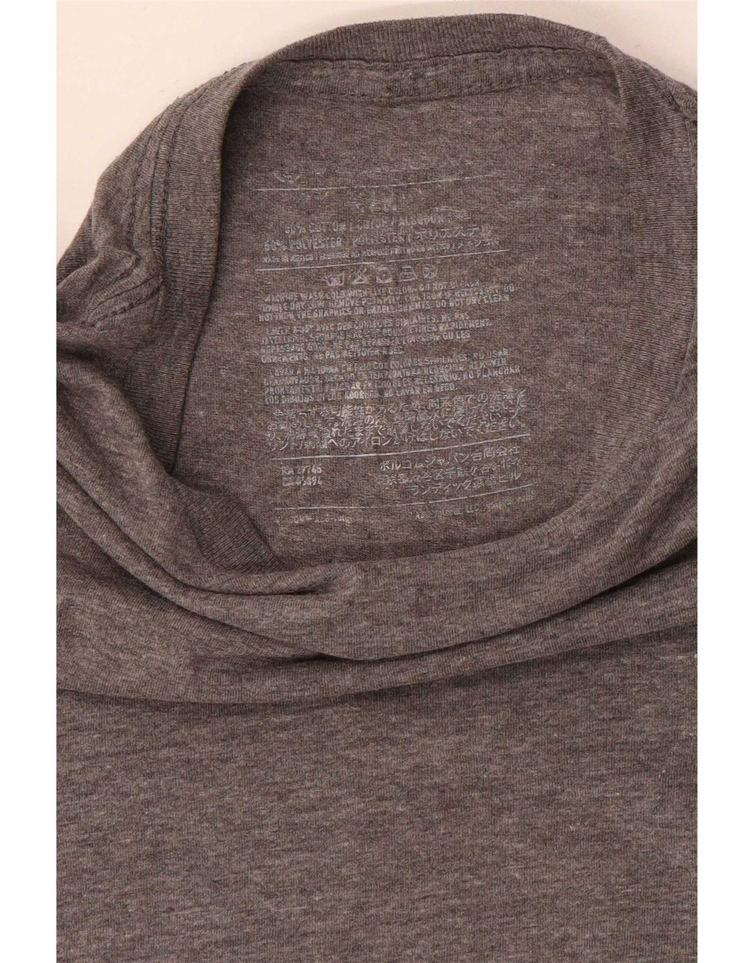 Volcom Mens Graphic T-Shirt Top Small Grey Cotton