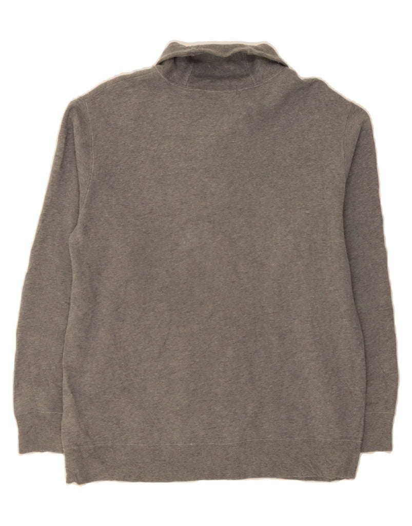 POLO RALPH LAUREN Girls Sweatshirt Jumper 14-15 Years Large Grey Cotton Vintage Polo Ralph Lauren and Second-Hand Polo Ralph Lauren from Messina Hembry 