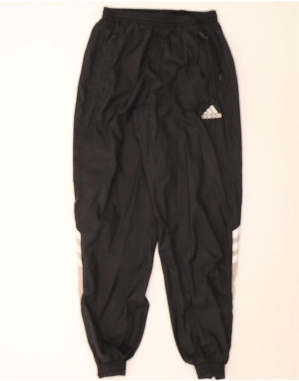 Adidas Mens Tracksuit Trousers Joggers UK 38/40 Medium Black Colourblock