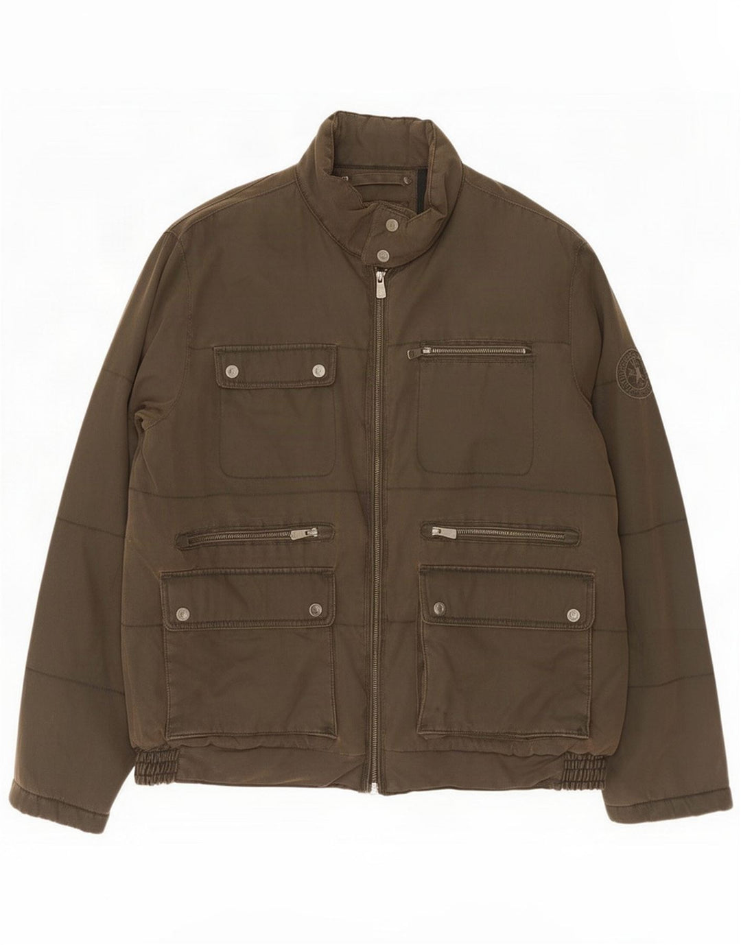 Engbers Mens Padded Jacket IT 52 XL Brown Polyester