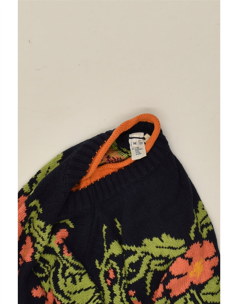 BENETTON Womens Oversized Turtle Neck Jumper Sweater UK 14 Medium Black | Vintage Benetton | Thrift | Second-Hand Benetton | Used Clothing | Messina Hembry 