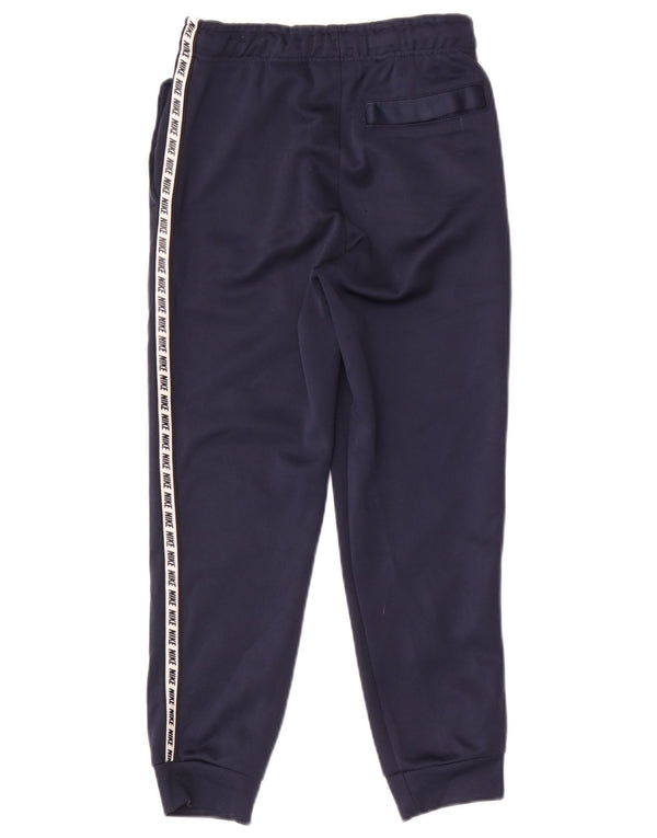 Nike Boys Dri Fit Tracksuit Trousers Joggers 10-11 Years Medium Navy Blue