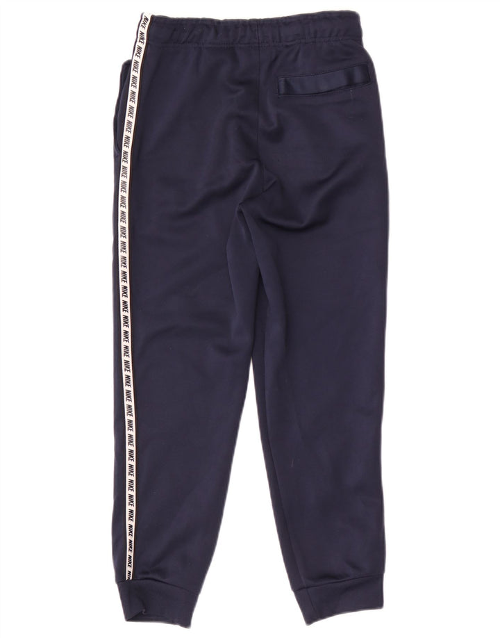 Nike Boys Dri Fit Tracksuit Trousers Joggers 10-11 Years Medium Navy Blue