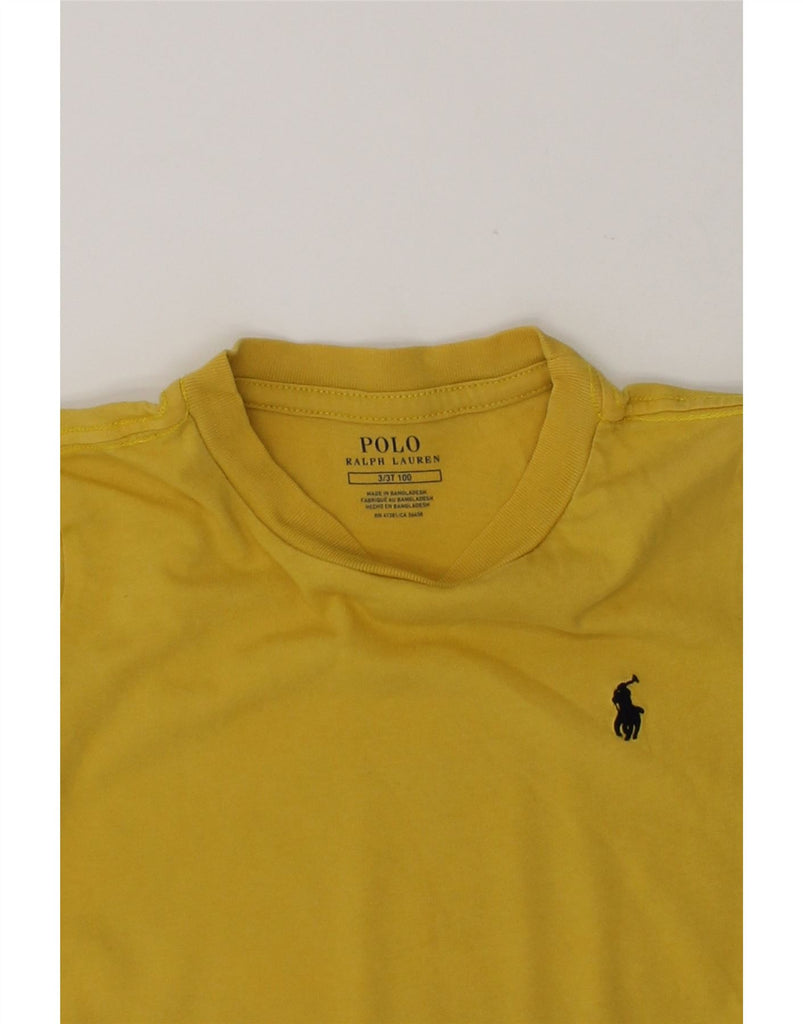 POLO RALPH LAUREN Boys T-Shirt Top 2-3 Years Green Cotton | Vintage Polo Ralph Lauren | Thrift | Second-Hand Polo Ralph Lauren | Used Clothing | Messina Hembry 