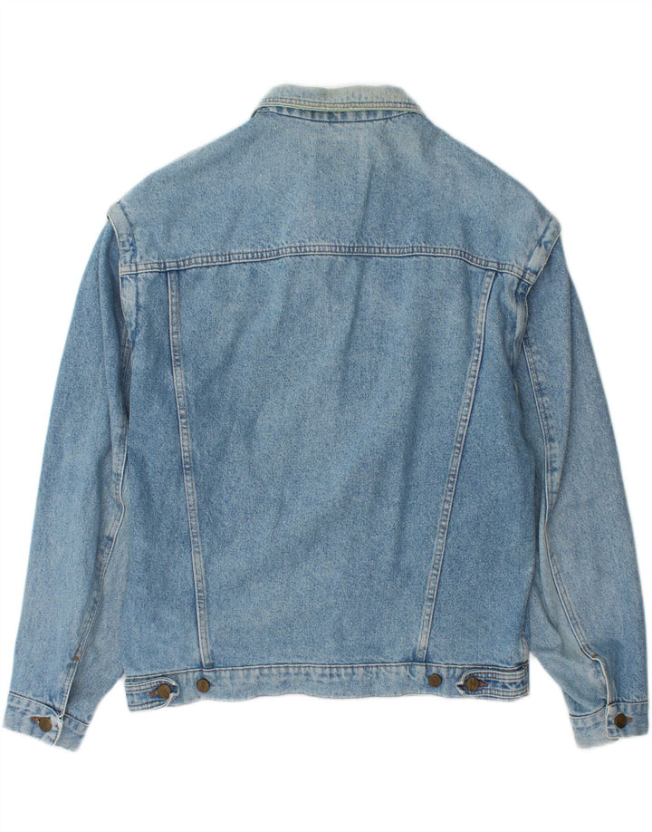 QUARRY Mens Denim Jacket UK 40 Large Blue Cotton Vintage Quarry and Second-Hand Quarry from Messina Hembry 